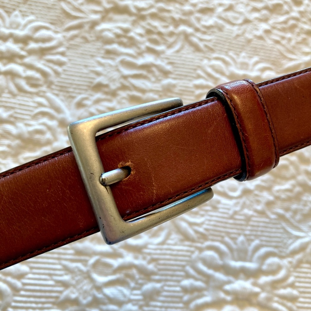 Men's Eddie Bauer Leather Belt - Picture 8 of 10